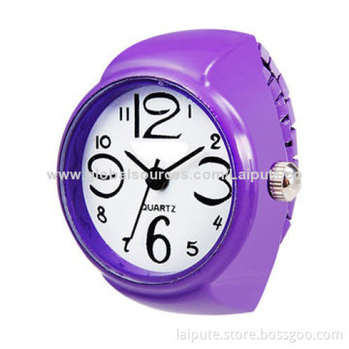 Stylish Japan Movement Analog Ring Watch with Alloy Case, Water-resistantNew